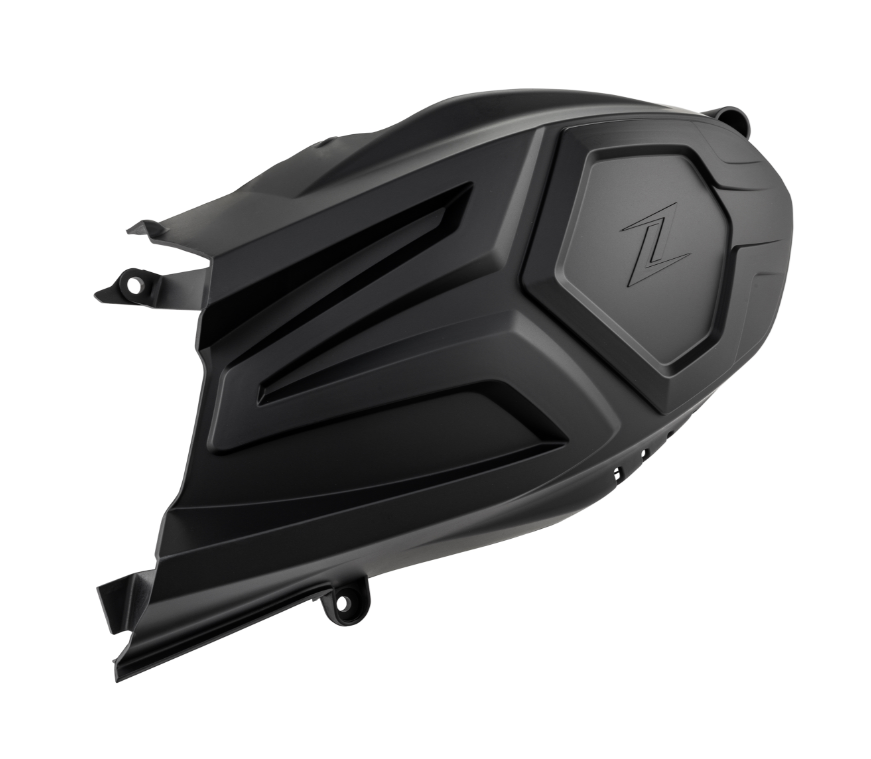 Coperchio vario ZELIONI per Vespa GTS/GTS Super/GTV HPE 300cc, nero opaco