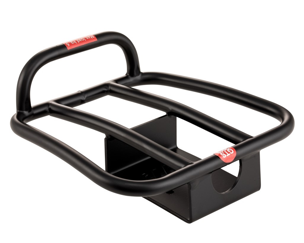 Portapacchi posteriore anni '70 per Vespa GTS / GTS Super HPE 125-300 ('19-), nero opaco