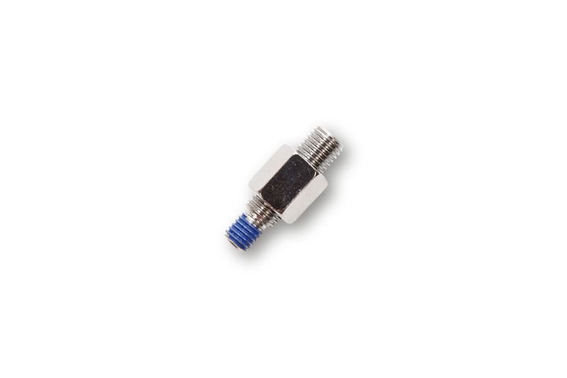 HIGHSIDER pro adattatore specchio cromato da M10 a M8, larghezza tra le piastre 17 mm