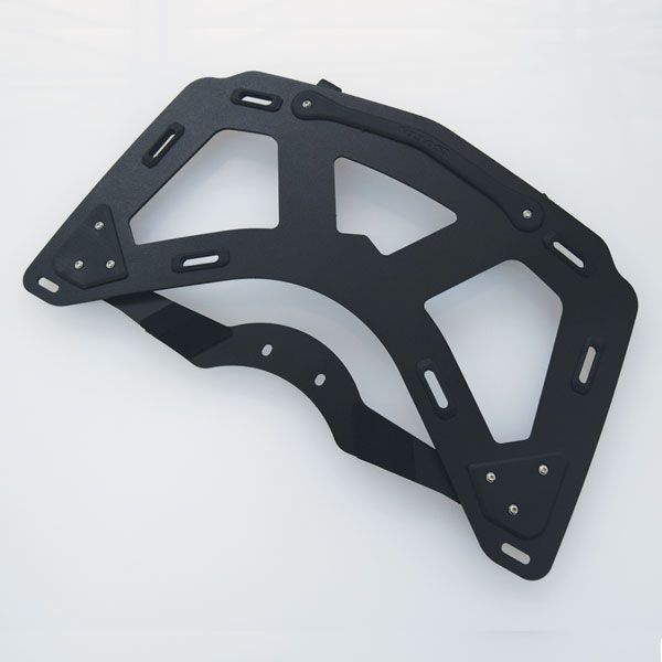 Portapacchi posteriore per bauletto BMW K 1600 GTL (10-22), alluminio, nero