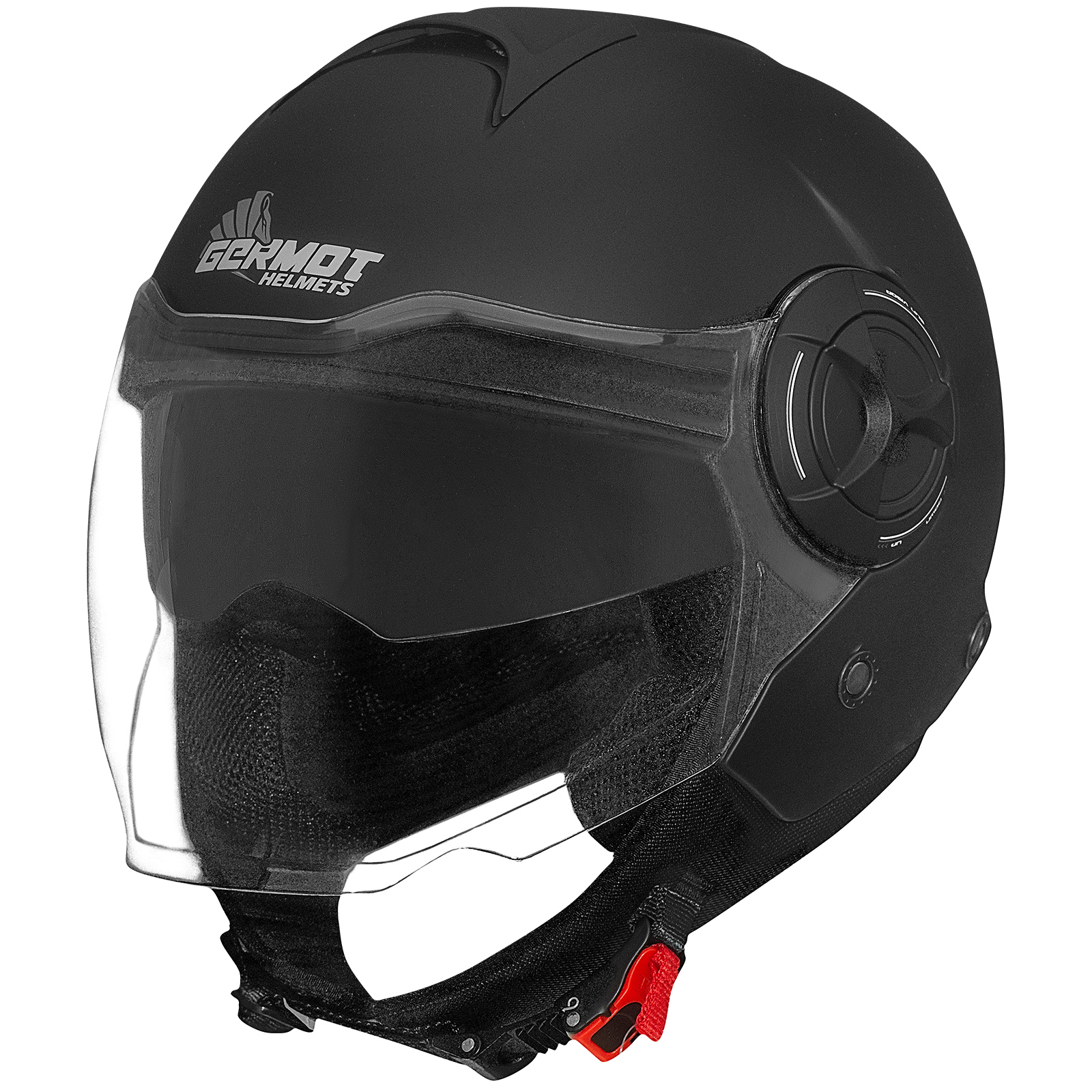 Casco Germot GM 650, nero opaco