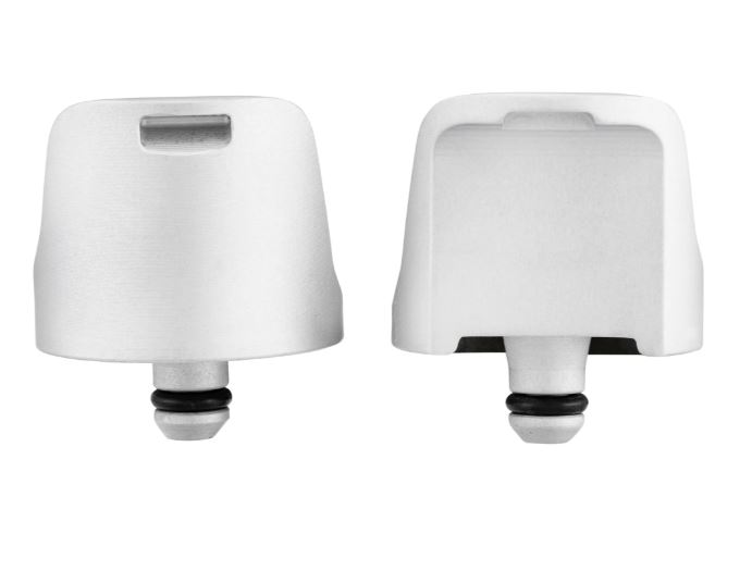 Copriforo per specchietto destro e sinistro per Vespa Primavera/Sprint/Elettrica 50-150cc, argento opaco