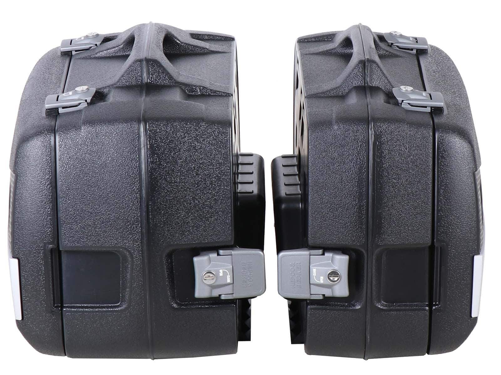 Set di valigie laterali Junior Flash Enduro 30 destra / 40 sinistra Hepco & Becker