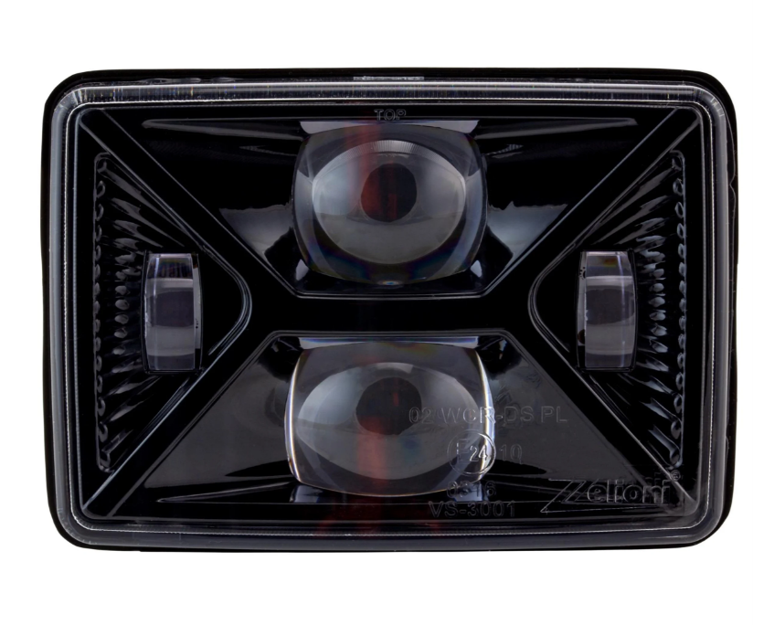 Faro ZELIONI LED trapezoidale per Vespa S 50-150ccm