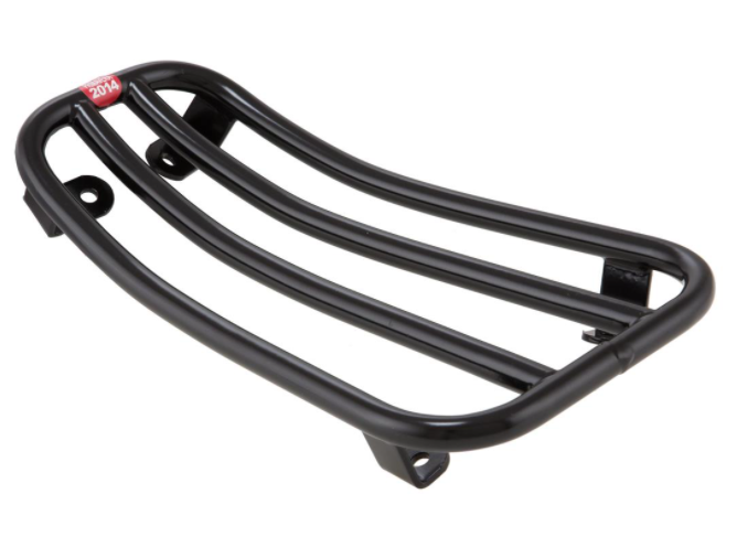 Portapacchi passo-passo nero per Vespa Primavera/​Sprint 50-150ccm