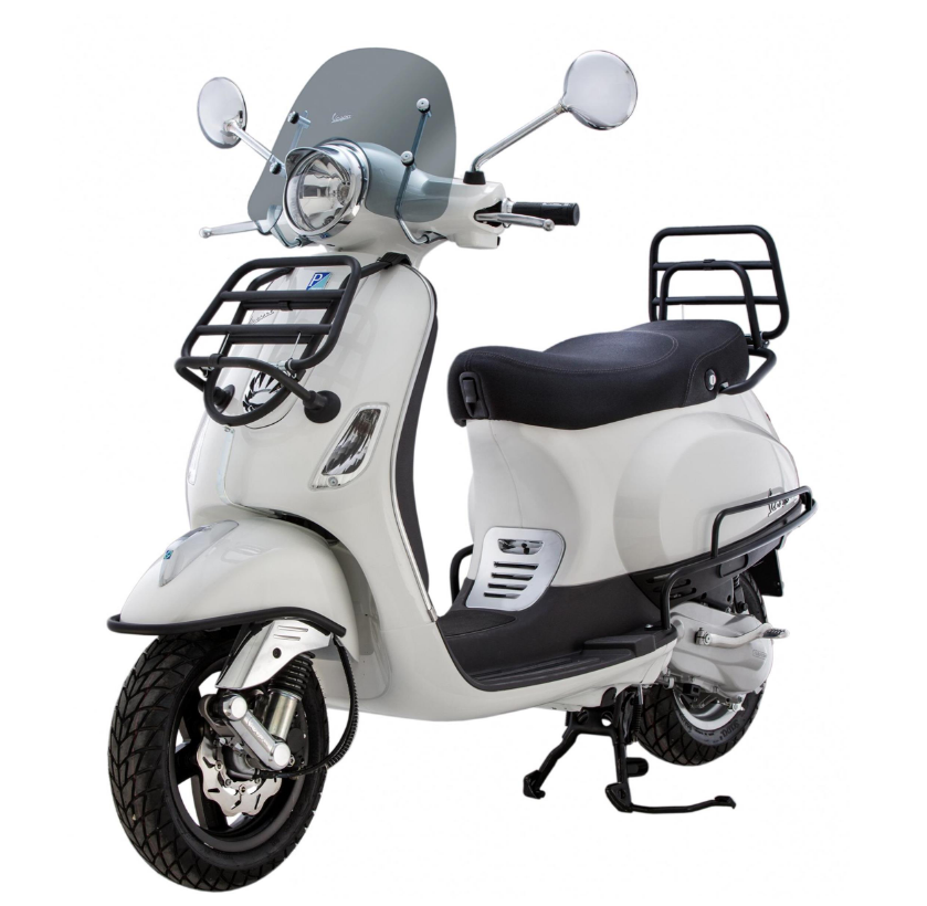 Paraurti anteriore per Vespa LX/LXV/S 50-150cc, nero opaco