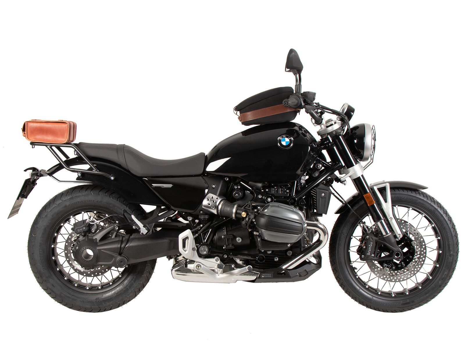 Portapacchi tubolare nero per BMW R 12 (24-) Hepco & Becker