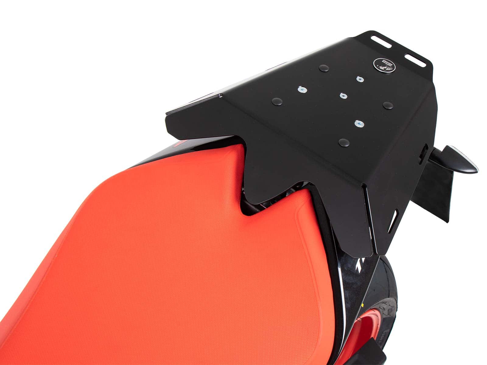 Portapacchi sportivo fisso nero per Aprilia Tuono V4 Factory /RSV 4 /RSV 4 Factory (21-24)