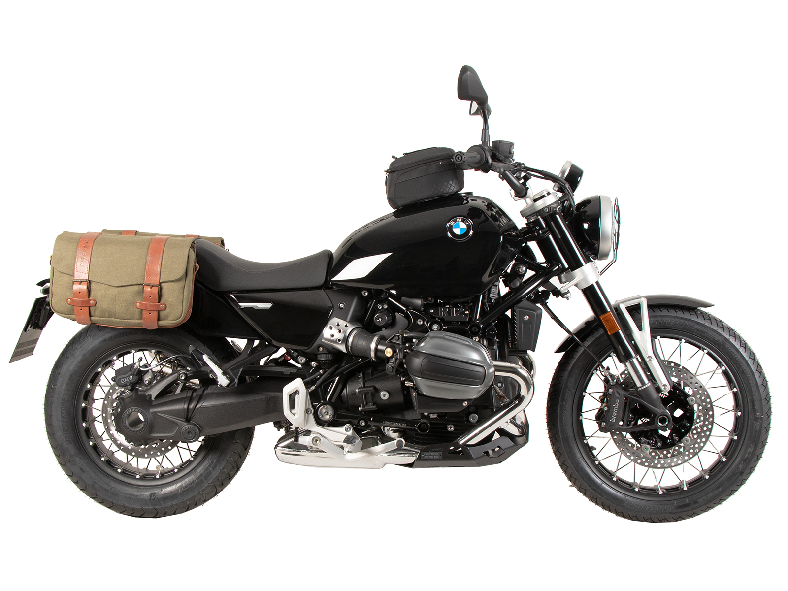 Portapacchi laterale C-Bow nero per BMW R 12 (24-) Hepco & Becker