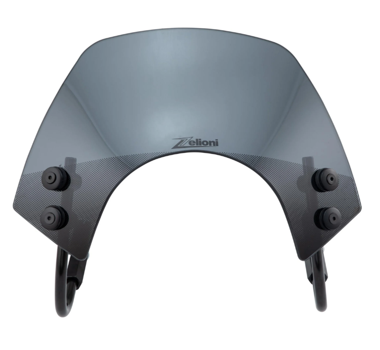 Flyscreen ZELIONI Racing per Vespa GTS/GTS Super/GT/GT L 125-300cc, nero oscurato