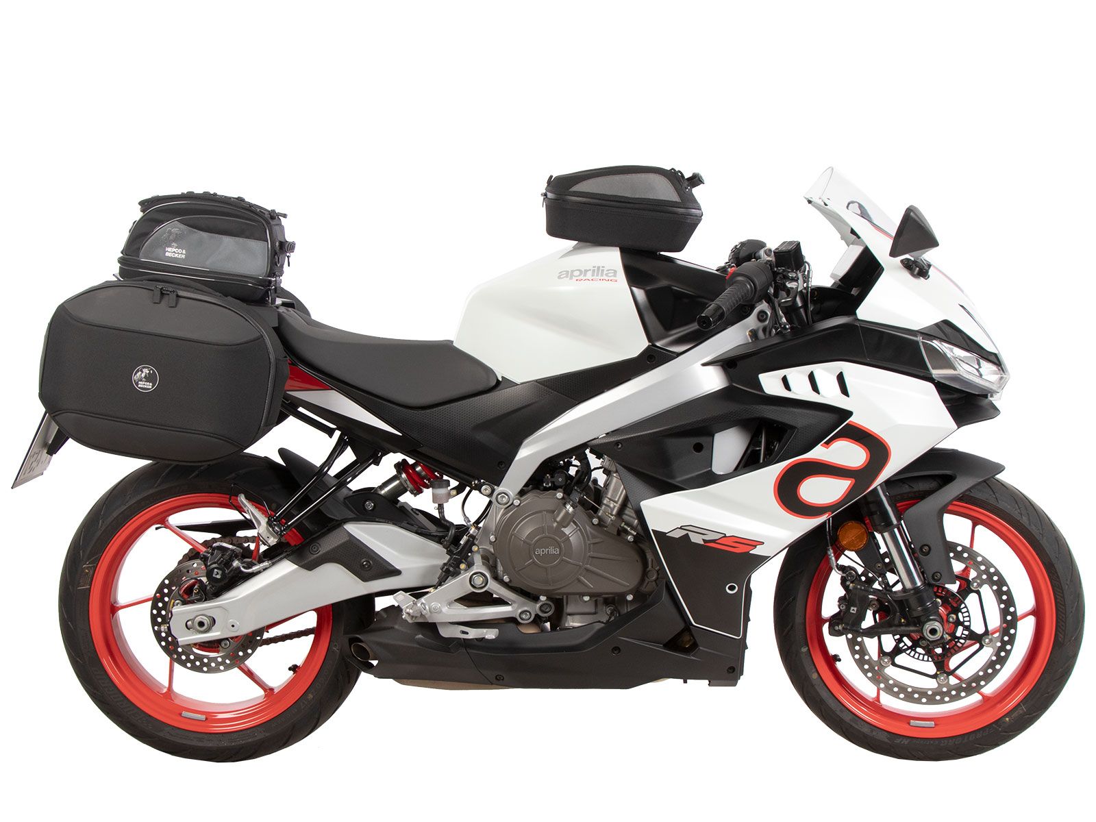 Portapacchi laterale C-Bow nero per Aprilia RS 457 (24-) Hepco & Becker