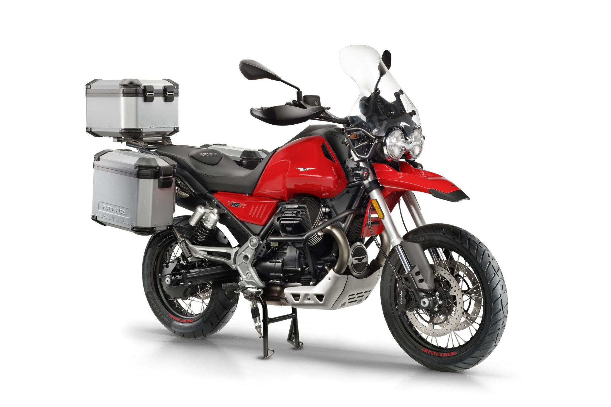 Bauletto in alluminio originale Moto Guzzi V85 TT