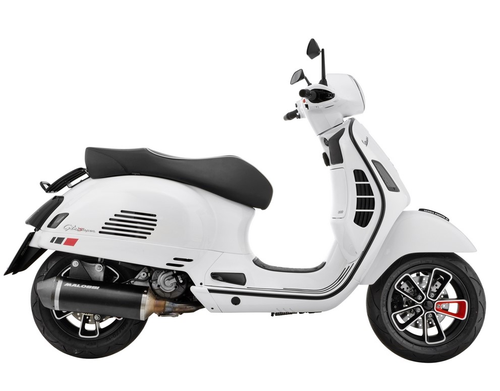 Portapacchi posteriore anni '70 per Vespa GTS/GTV/GT 125-300cc 4T LC, cromato