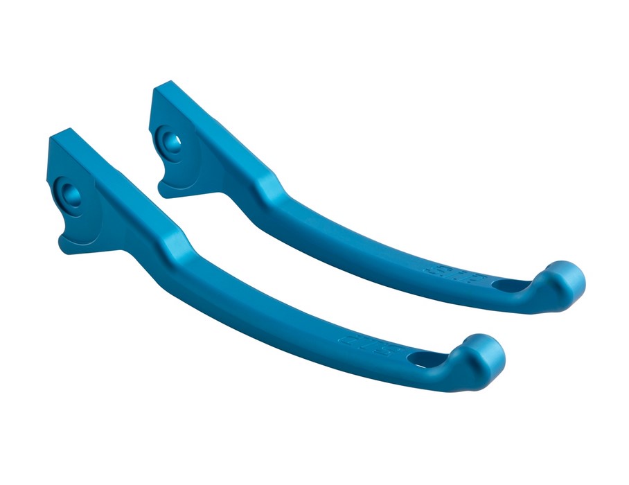 Set di leve freno sportive per Vespa, destra e sinistra, blu opaco