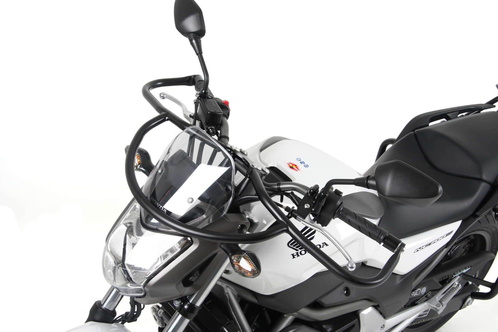 Barra di protezione anteriore nera per Honda NC 700 S (12-13) /750 S/DCT (14-20) Hepco & Becker