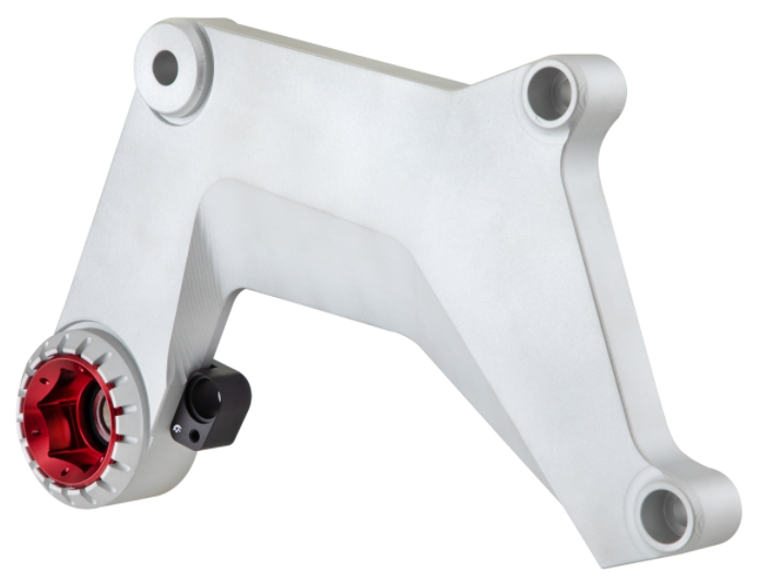 Forcellone per scarico racing posteriore Vespa GTS/​GTS Super/​GTV 125-300ccm con ABS, argento