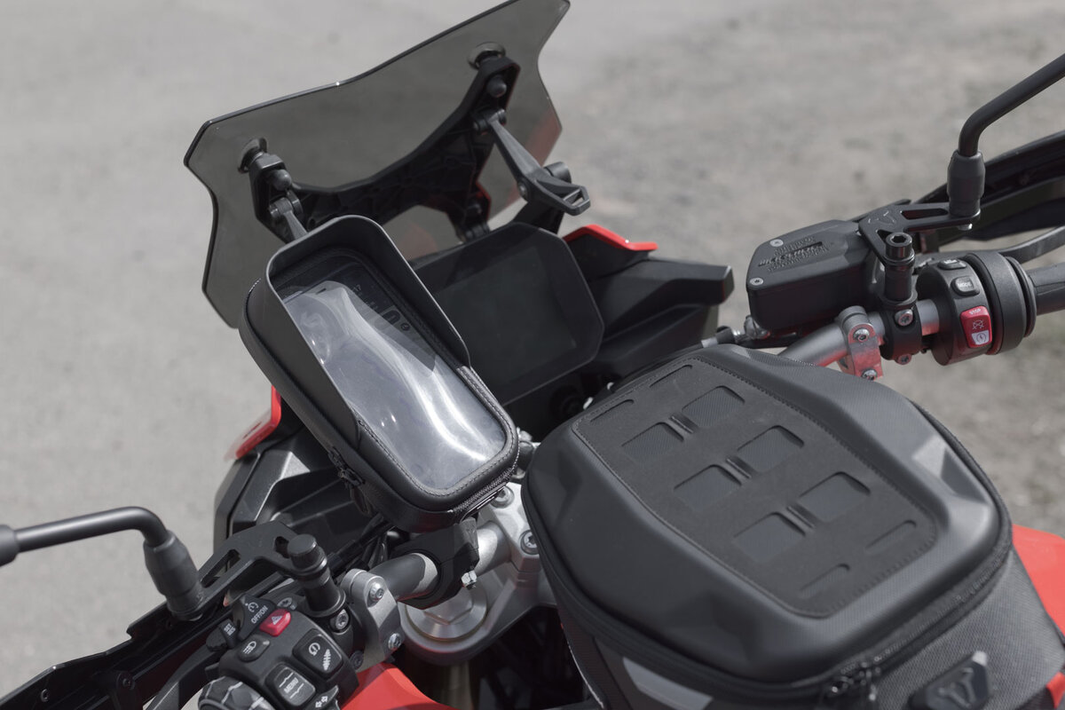 Kit di montaggio per navigatore satellitare SW-Motech T-Lock con custodia per telefono per BMW R 12 G/S (25-)
