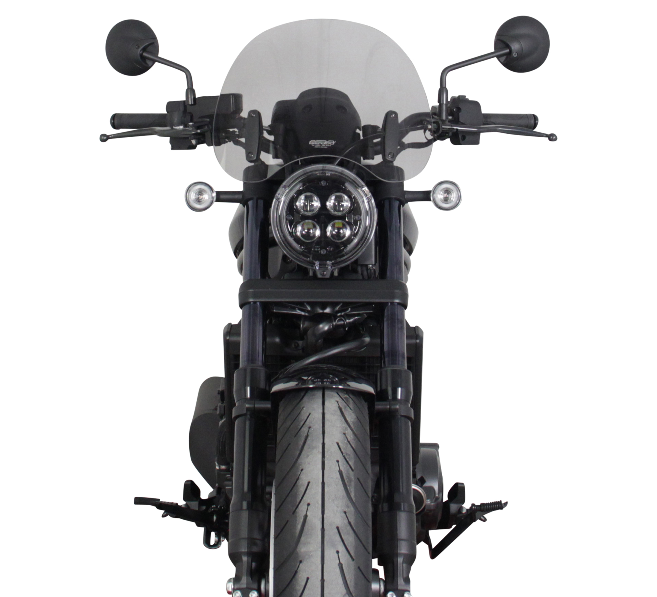 Cupolino Touring MRA "NTM" grigio fumo per Honda CMX 1100 Rebel (21-)