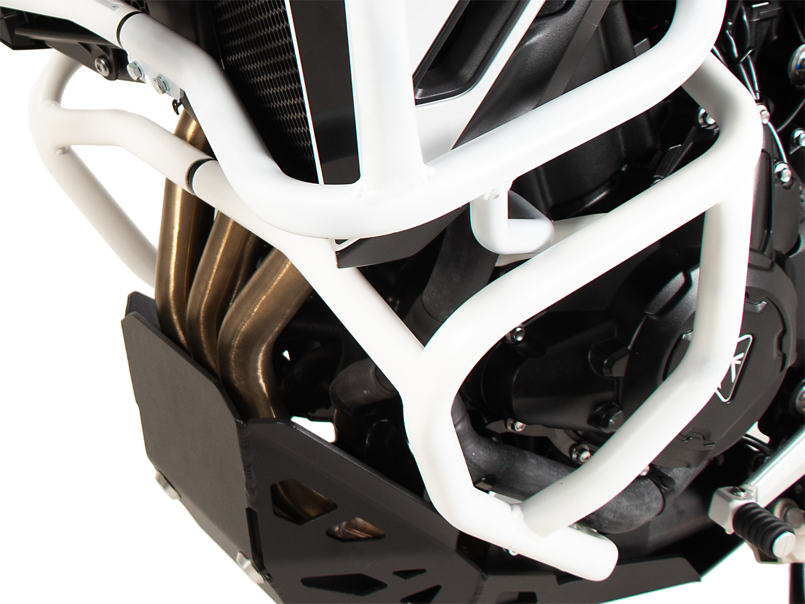 Protezione motore bianca per Triumph Tiger 900 Rally Pro (24-) Hepco & Becker
