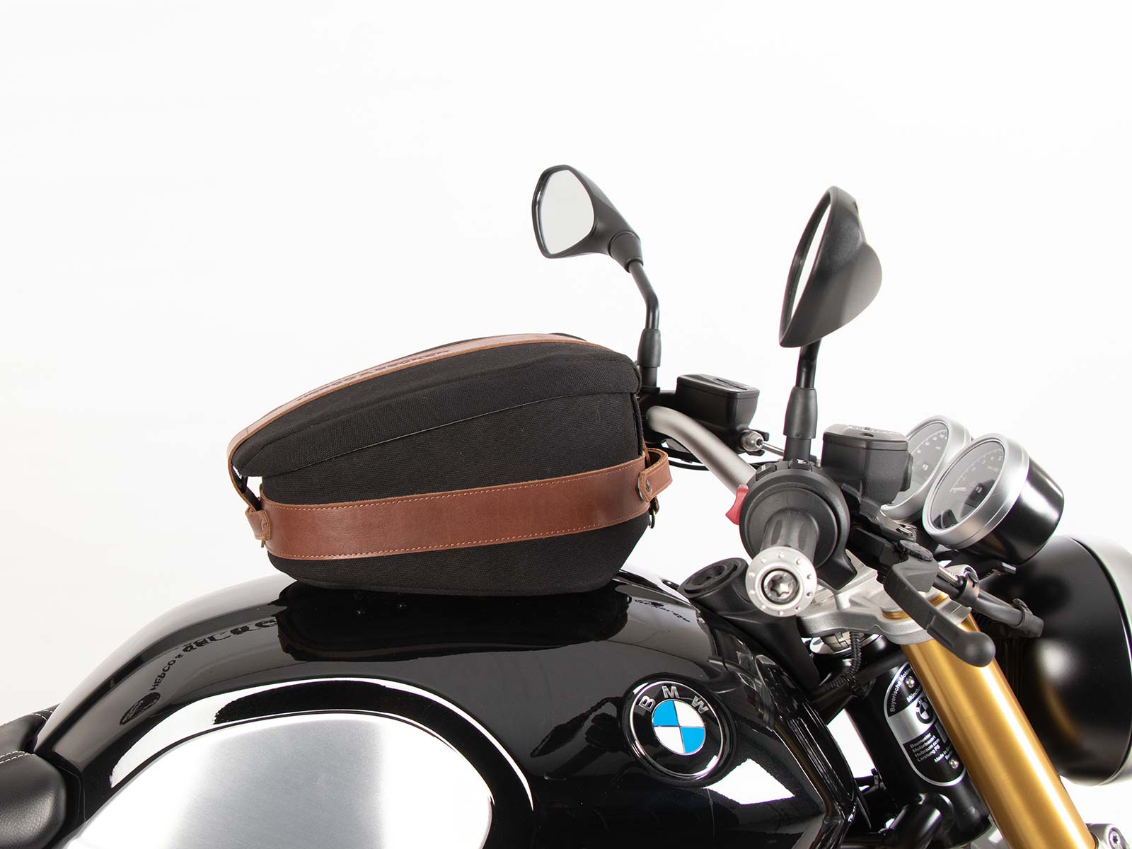 Anello serbatoio di base con blocco borsa serbatoio per BMW R nineT Pure (17-23) Hepco & Becker