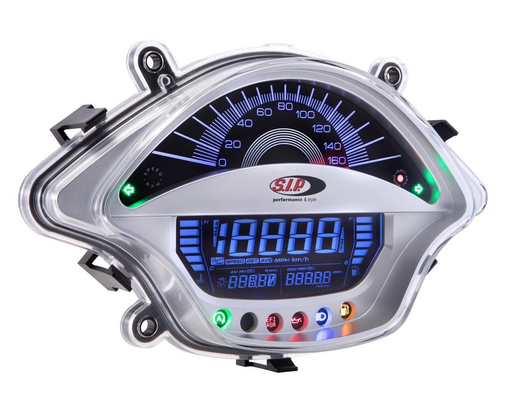 Contagiri / tachimetro per Vespa GTS/GTS Super 300cc FL ('14-), argento