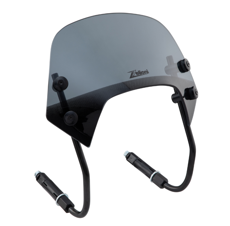Flyscreen ZELIONI Racing per Vespa Sprint 50-150cc 2T/4T, nero oscurato