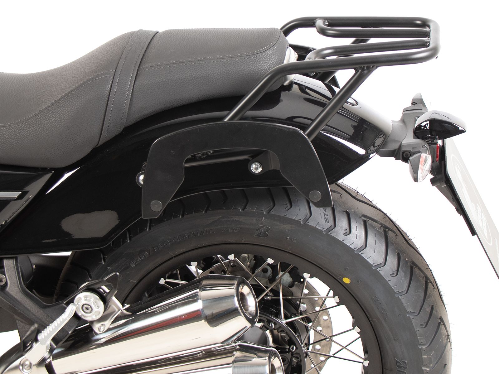 Portapacchi tubolare nero per BMW R 12 (24-) Hepco & Becker