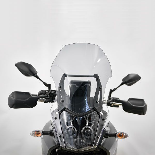 Parabrezza alto grigio fumo per Yamaha Ténéré 700 (19-24)