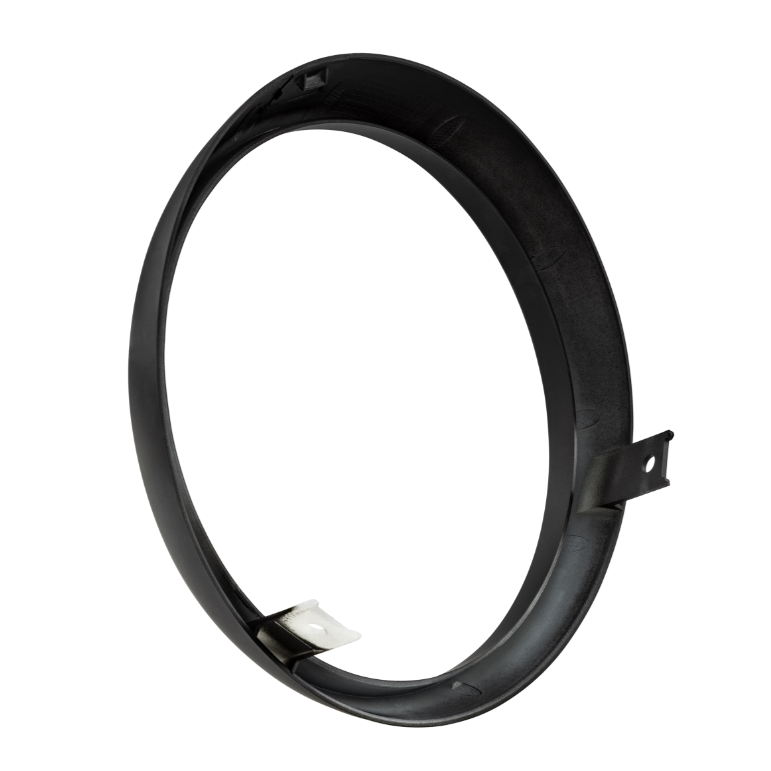 Anello lampada per Vespa Primavera /Elettrica 50-150cc 2T/4T, nero opaco