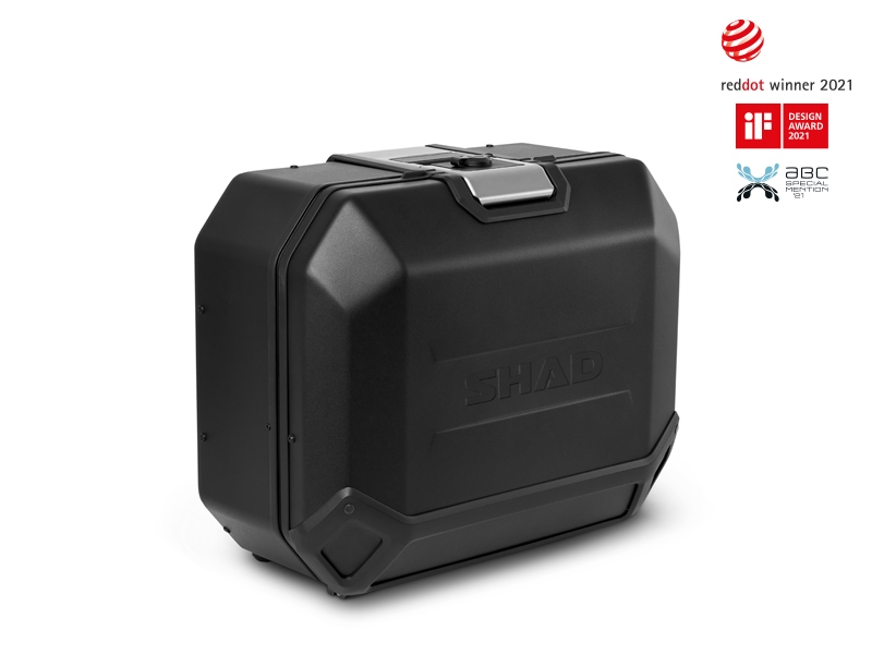 Borsa laterale Shad Terra TR36, destra, nero alluminio, 36 l