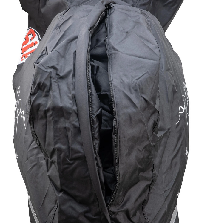Garage pieghevole Outdoor PREMIUM 2.0 per Vespa ET2/ET4/LX/LXV/S/Primavera/Sprint, taglia L, nero