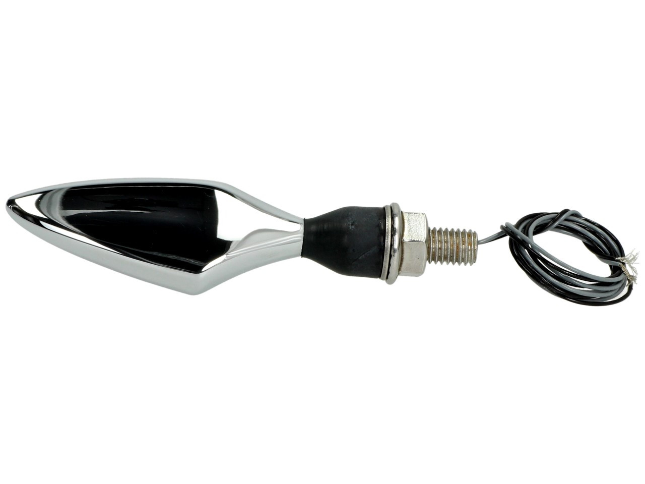 Indicatore Kellermann, Rhombus Extreme, alluminio, LED, VL/HR, 12 V, cromo lucido, M8x20, omologazione E