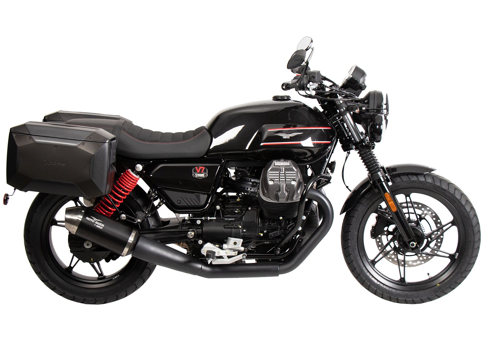 C-Bow portapacchi laterale cromato Moto Guzzi V7 Stone Special Edition (22-) Hepco & Becker