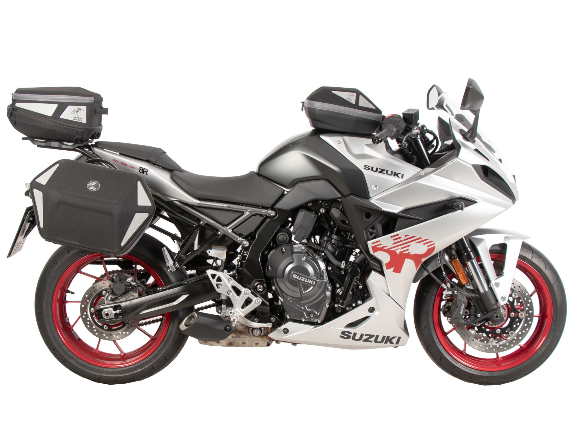 Portapacchi posteriore Smartrack nero per Suzuki GSX-8R (24-) Hepco & Becker