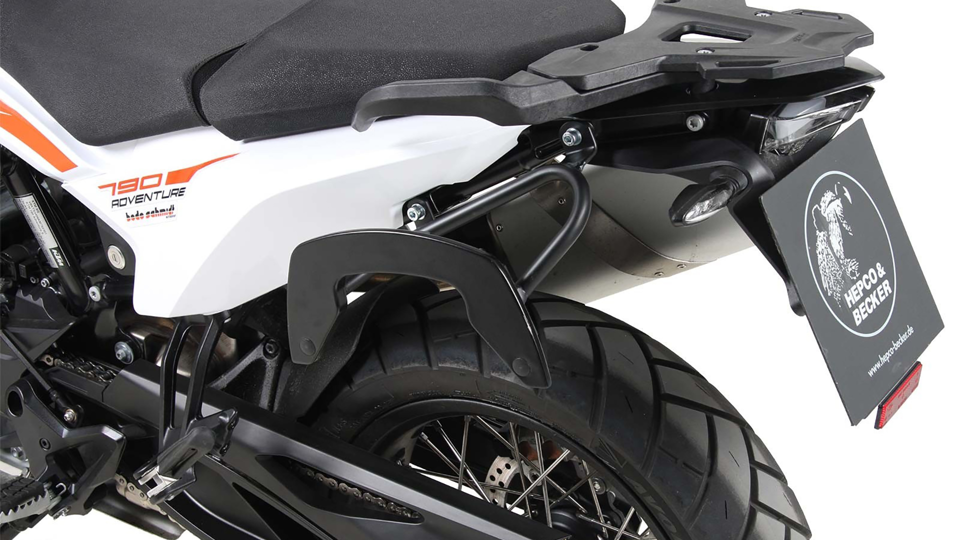 Portapacchi laterale C-Bow per KTM 890 Adventure (21-) Hepco & Becker