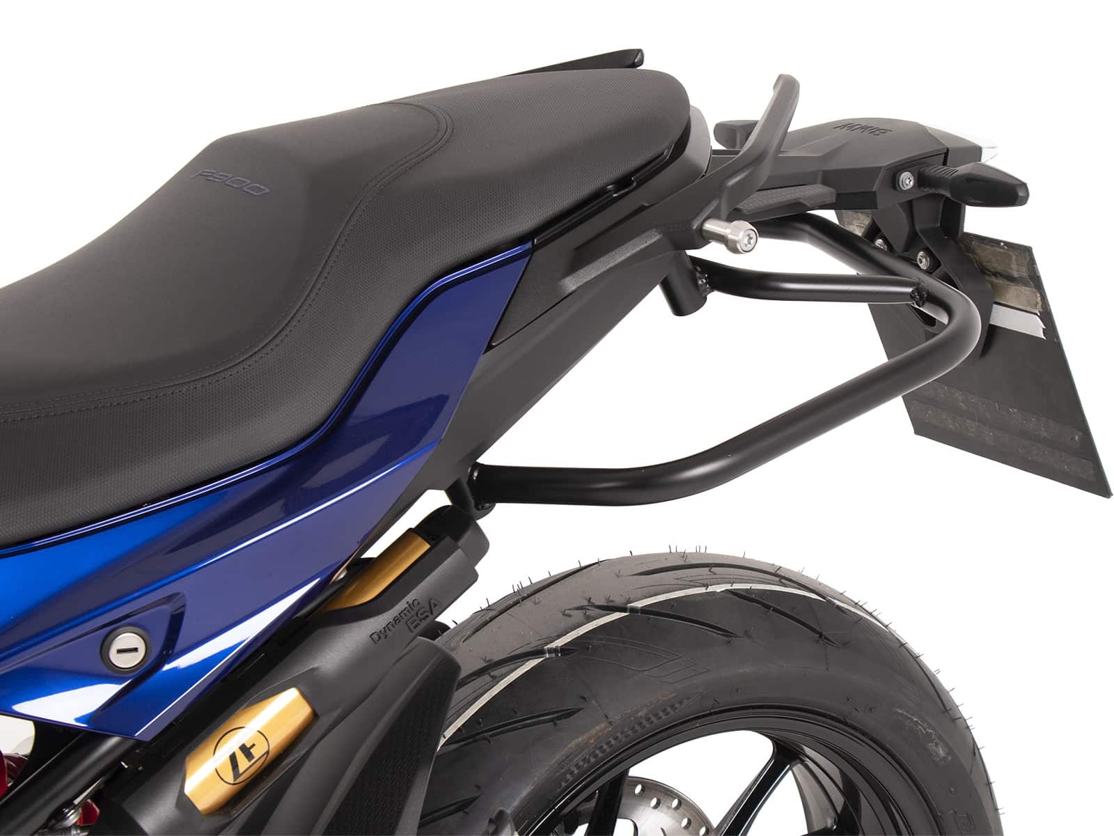 Barra di protezione posteriore nera per BMW F 900 XR (20-24) Hepco & Becker