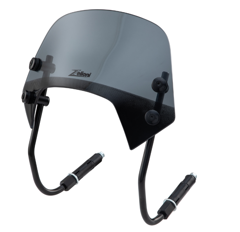 Flyscreen ZELIONI Racing per Vespa Sprint 50-150cc 2T/4T, nero oscurato