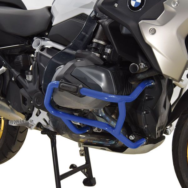 Barra di protezione inferiore per BMW R 1250 GS, ferro, blu