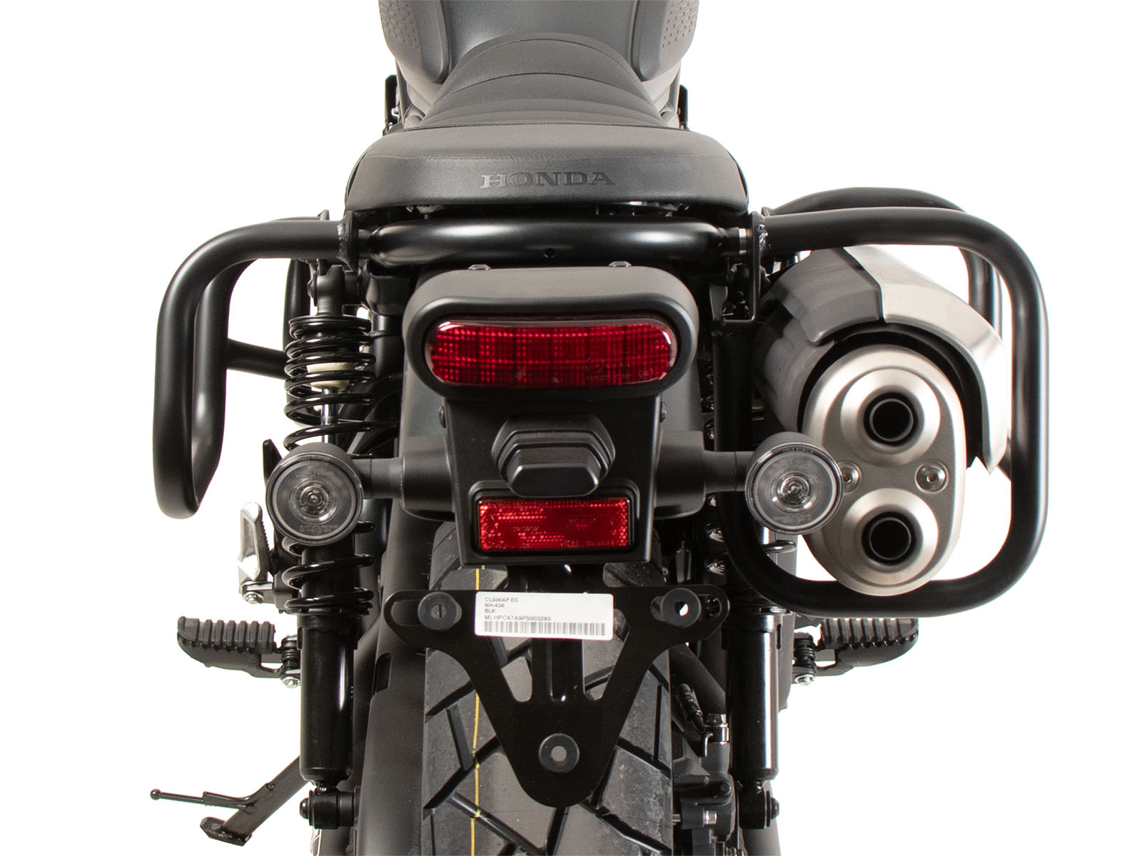 Barra di protezione posteriore nera per Honda CL 500 (23-) Hepco & Becker