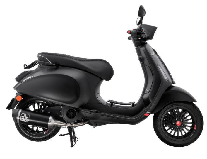 Portapacchi passo-passo nero per Vespa Primavera/​Sprint 50-150ccm
