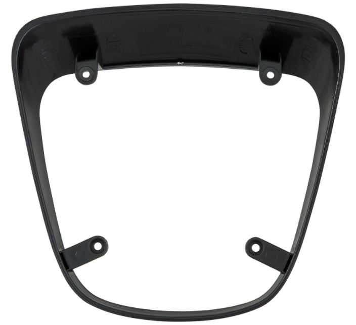 Fanale posteriore per Vespa Primavera/Sprint 50-150cc ('18-), nero lucido