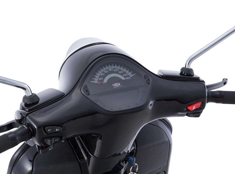 Contagiri/tachimetro per Vespa GTS/GTS Super/GTS SuperSport, 125-300cc (-'14), nero
