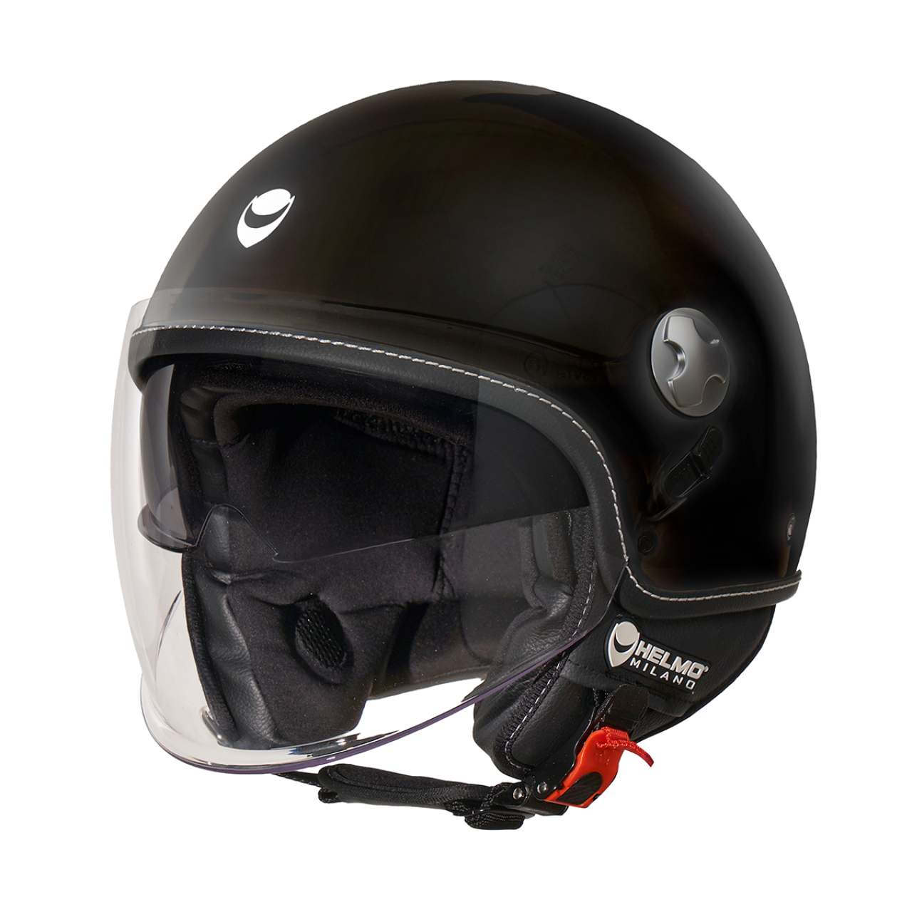 Helmo Milano Demi Jet, Eos, nero lucido