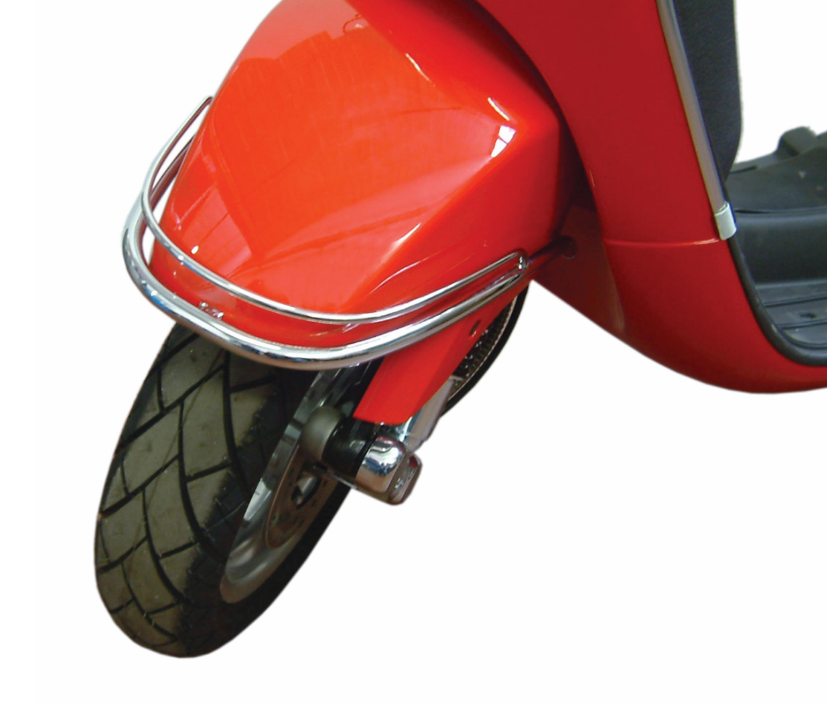 Paraurti anteriore per Vespa LX/LXV 50-150cc, cromato