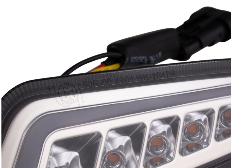 Kit frecce anteriore e posteriore per Vespa Primavera/​Sprint 125-150ccm 2T/​4T AC, trasparente