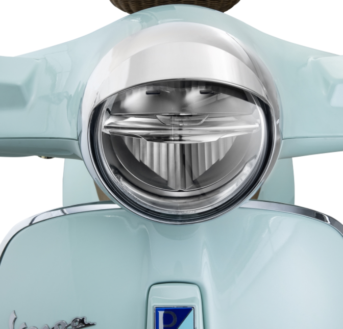 Anello faro per Vespa Primavera 50-125ccm 2T/​4T, cromato