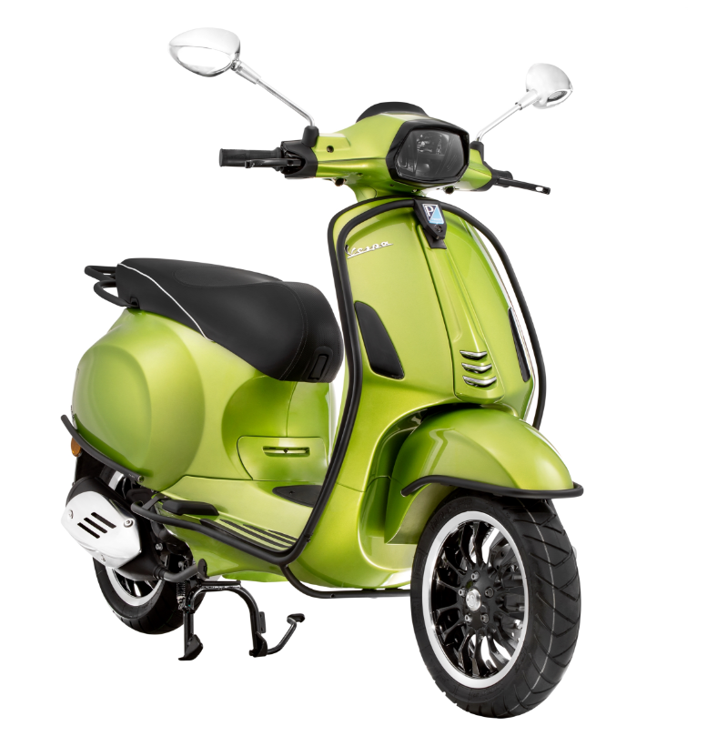 Coperchio laterale per Vespa Primavera/Sprint/Elettrica 50-150ccm, nero opaco