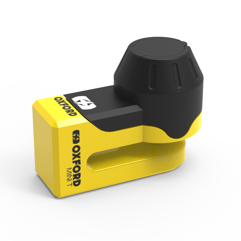 Blocca disco freno Oxford Mini T - 5,5 mm - giallo/nero