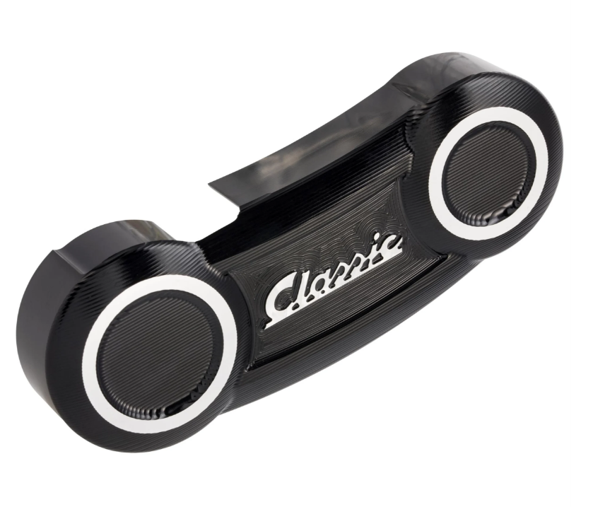 Copriforcellone Classic per Vespa PX 80-200ccm, nero