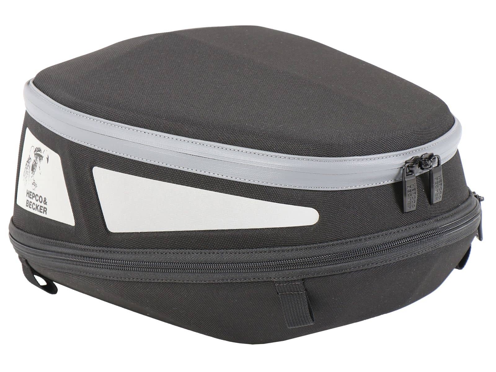 Royster Rearbag Sport borsa posteriore nera/grigia con attacco base Hepco & Becker